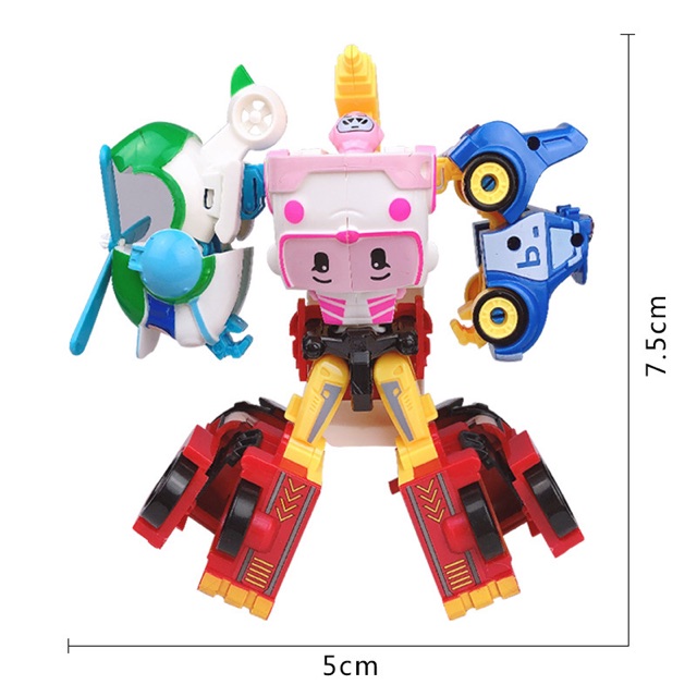 Nhiều mẫu - Mô Hình Robocar Poli &amp; Các Bạn Biến Hình  Xe Tải chở Poli