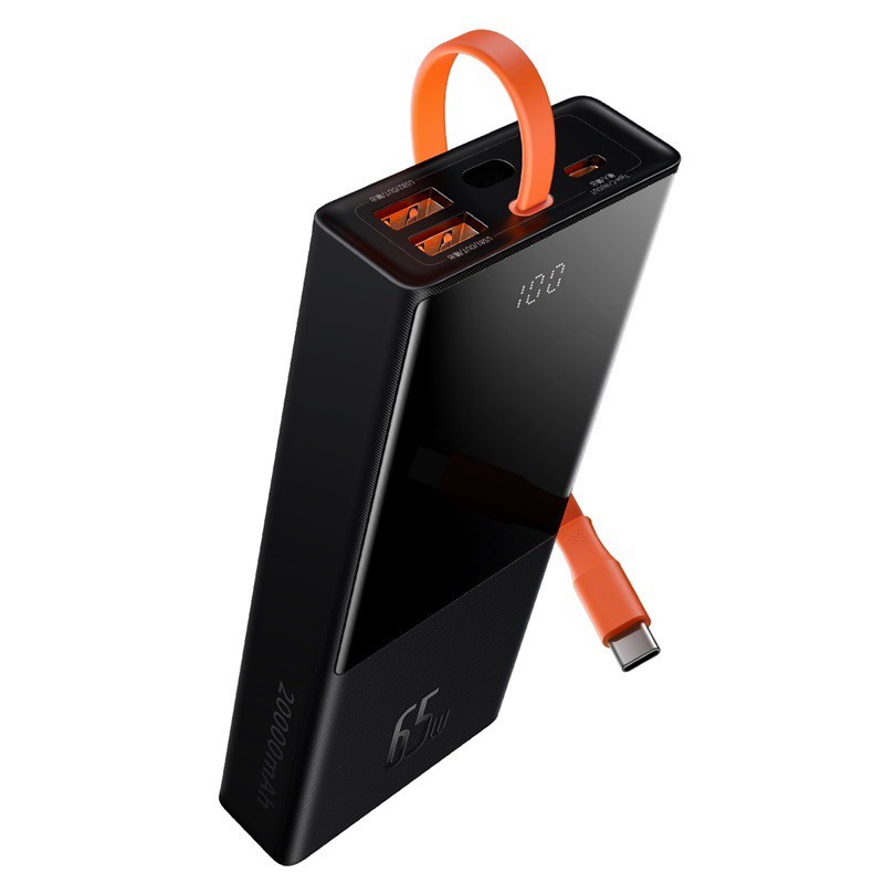 [Mã 153ELSALE2 giảm 7% đơn 300K] Sạc dự phòng Baseus Elf Digital Display Fast Charging PPJL65C 65W (20000 mAh)