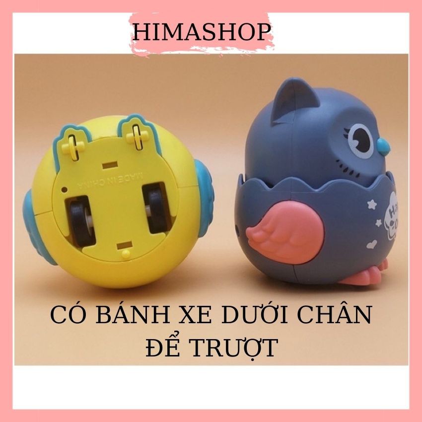 Đồ Chơi Cho Bé Chim Cú Mèo Chạy Cót HIMASHOP H001 Vui Nhộn Đáng Yêu