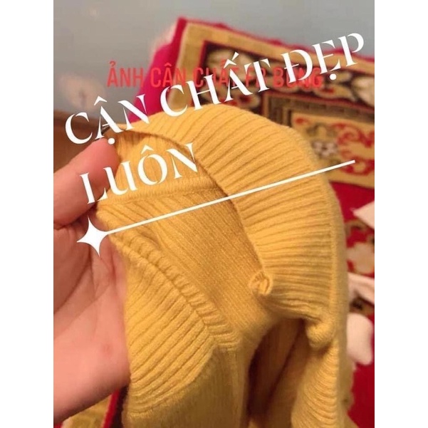 Áo len tăm nữ dài tay cổ cao 3p dáng ôm đủ màu sắc basic dễ mặc, chất len mềm mịn phối đồ dễ, thời trang