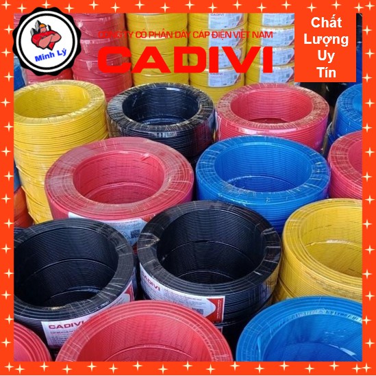 Dây Điện Đơn Mềm CADIVI CV 1.5 1X1.5mm  Cao Cấp - Bán lẻ theo mét