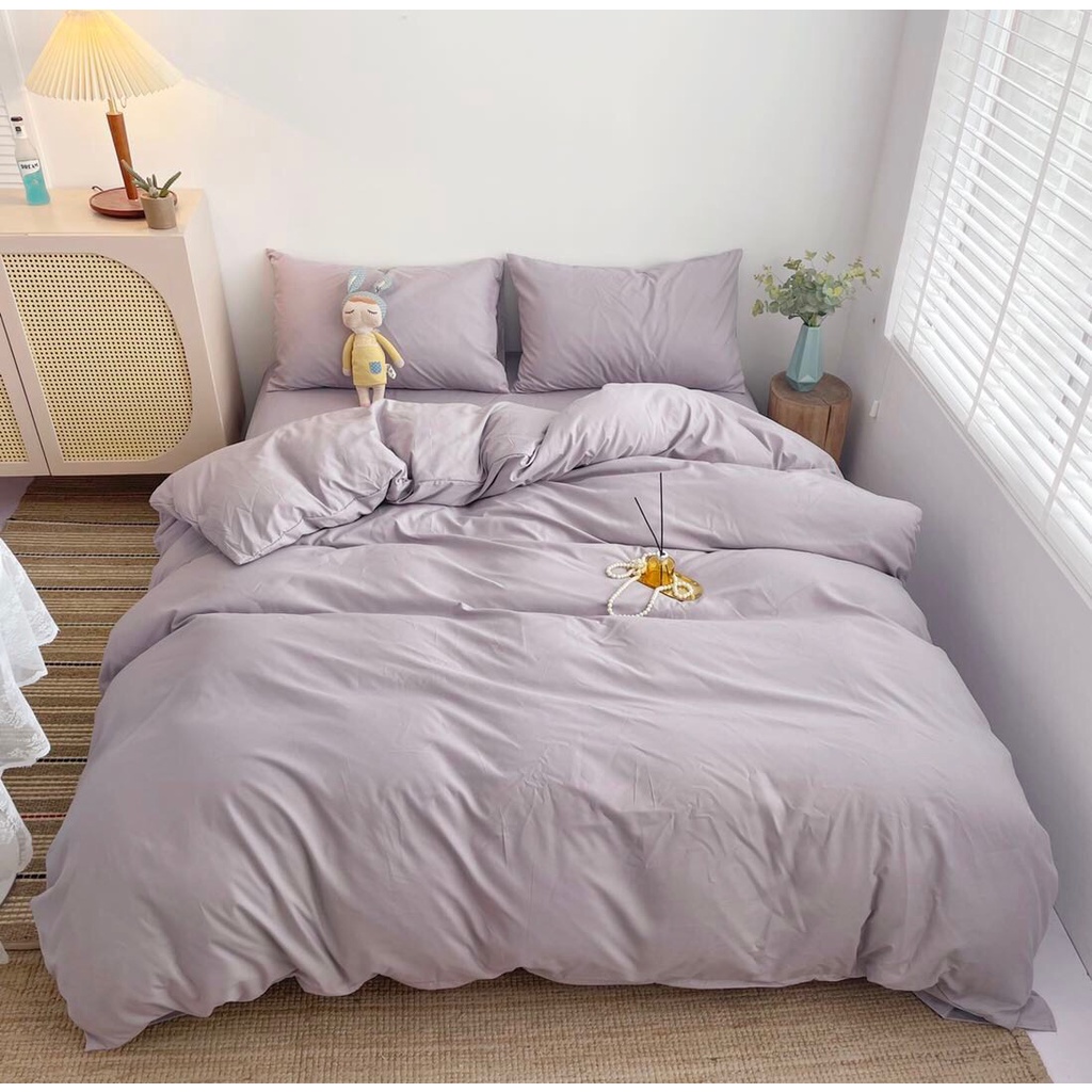 Chăn Ga Gối Đệm, Set 4 Món Tici Cao Cấp Hàn Quốc, Bộ Chăn Ga Gối Nhập Khẩu, Mềm Mại Nhẹ Nhàng Sang Trọng