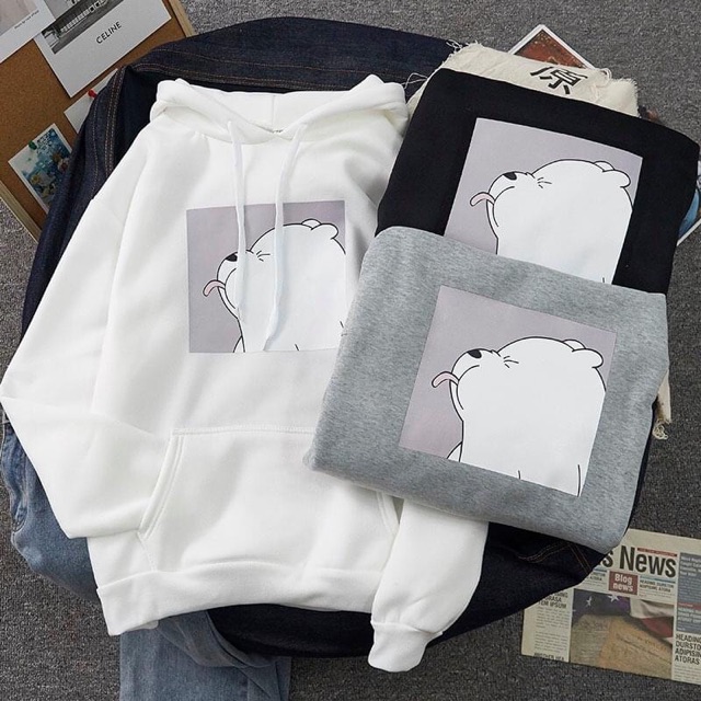 Áo hoodie gấu cute | WebRaoVat - webraovat.net.vn