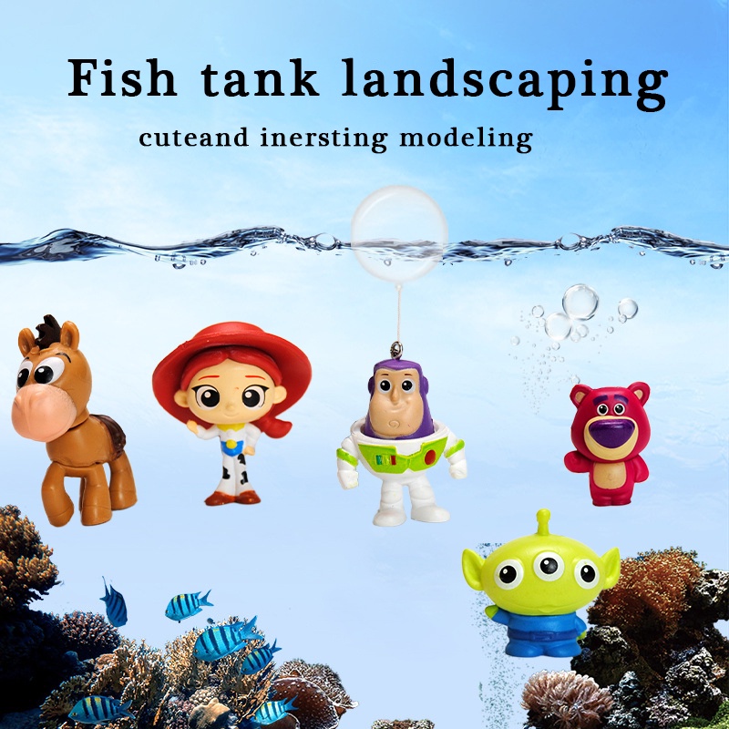 Nhân Vật Hoạt Hình Toy Story Trang Trí Bể Cá