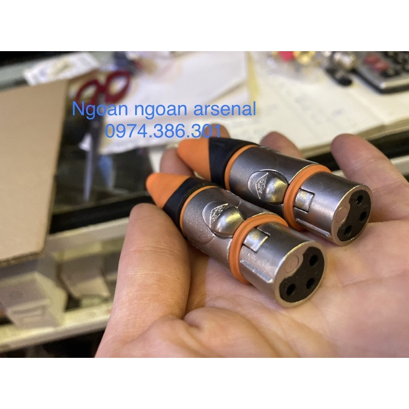 jack rắc canon xlr đực cái cao cấp nhập khẩu chính hãng SUNRISE SREXACT. báo giá 1 jack