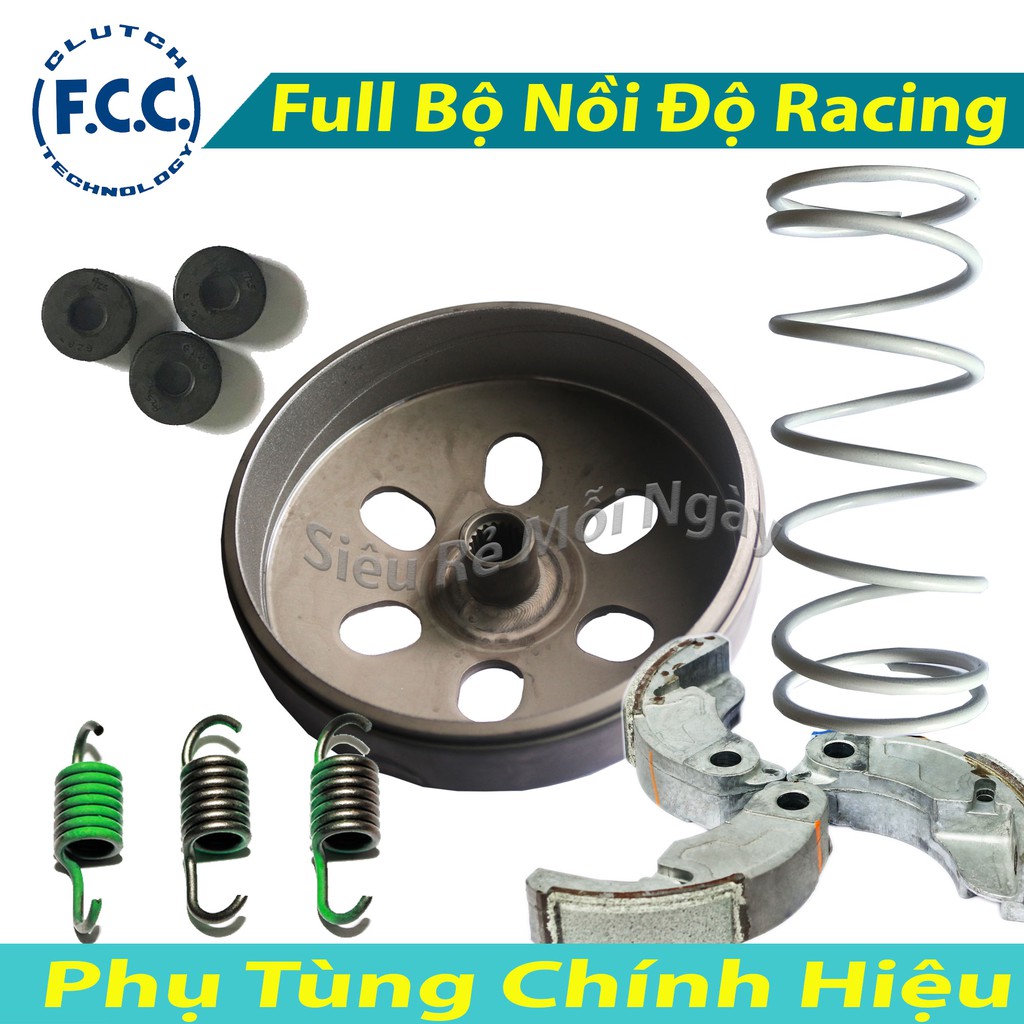 Full Bộ Nồi Độ FCC Racing Honda Vario, AirBlade 125, Click, Sh Mode, Lead 125, PCX