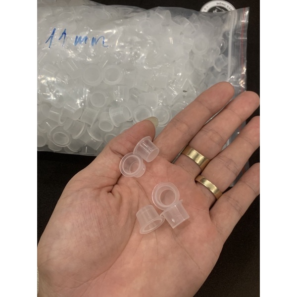 Hũ mực không đế size 11mm bịch to 1000 cái