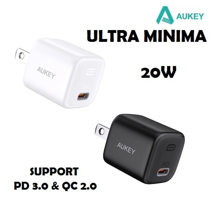 Cục Sạc Aukey Ultra Minima Pa-B1 - Single Pd Usb Type-C 20w