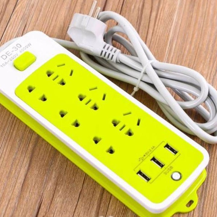 Ổ Điện USB 16 Lỗ Xanh Cao Cấp - Tiện Dụng