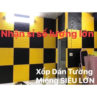 Đã bán 11.2k { FREE SHIP} Xốp dán tường SIÊU LỚN tiện lợi - Chống ẩm chống nóng rất HIỆU QUẢ