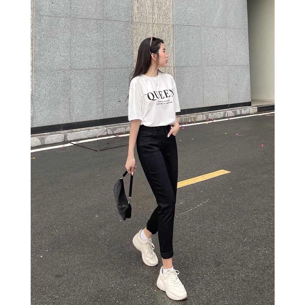 Quần jean dáng boyfriend