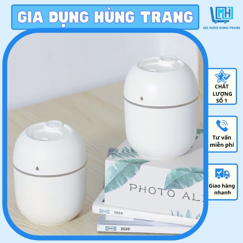 Máy Xông Tinh Dầu Mini Phun Sương Khuếch Tán Tinh Dầu Tỏa Hương Thơm Dùng Cho Phòng Ngủ Và Trong Xe Hơi