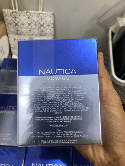 Nước hoa nautica voyage edt 100ml full seal