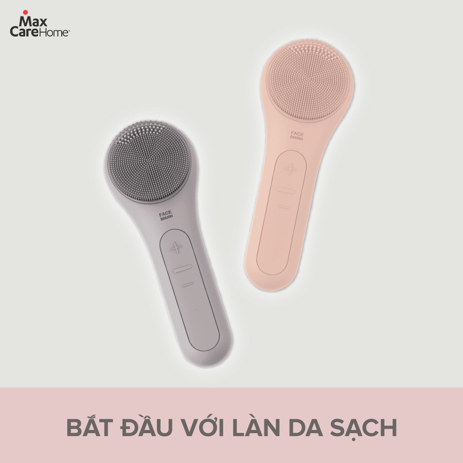 Máy rửa mặt mini cầm tay MAXCARE MAX999 chính hãng massage làm sạch sâu ngừa mụn cho da dầu mụn nhạy cảm khô mat xa