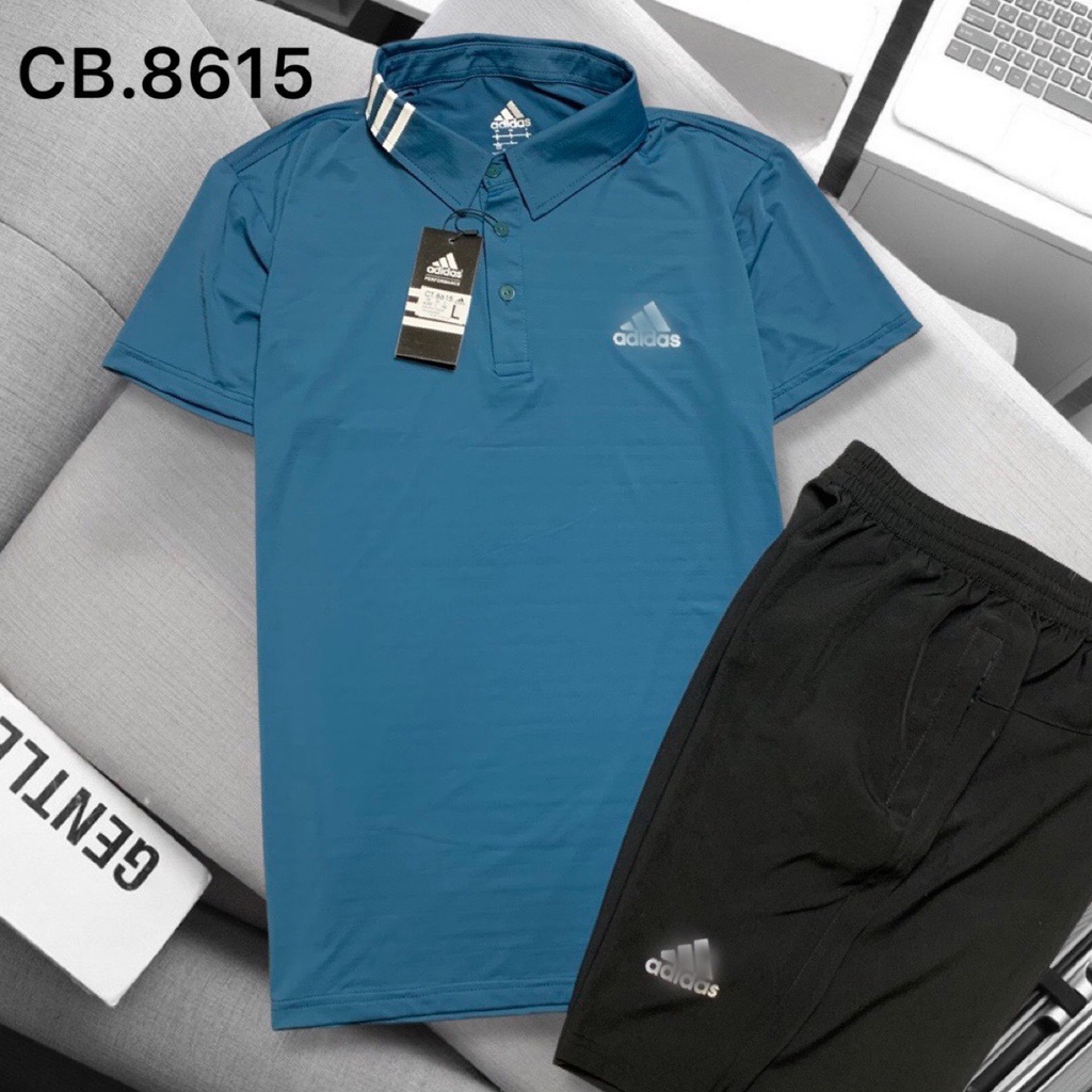 Bộ thể thao nam cao cấp có thể mặc nhà chất liệu thun lạnh quần dù thoáng mát thấm hút mồ hôi - REMMY