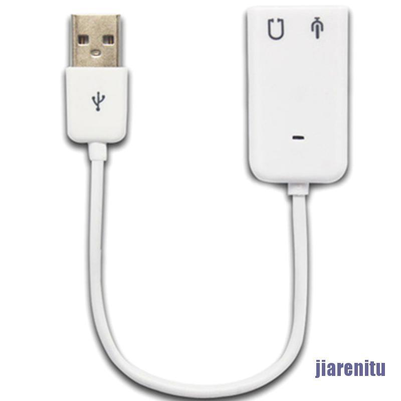 CHANNEL Bộ Chuyển Đổi Thẻ Âm Thanh 7.1 Kênh Cổng Usb Kèm Dây Cáp 3.5mm