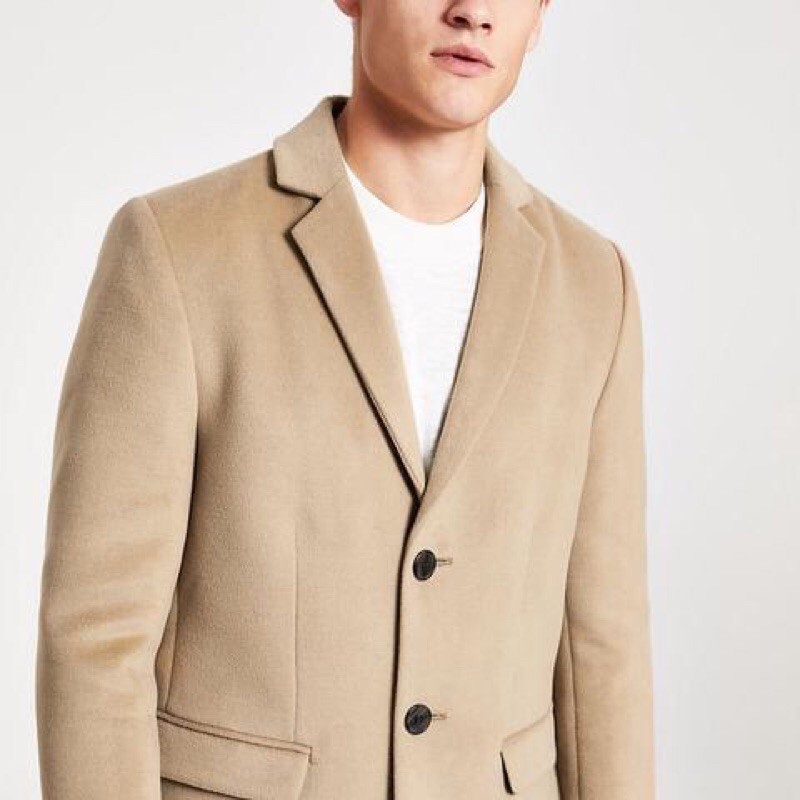 Áo dạ dáng dài Overcoat River Island chính hãng