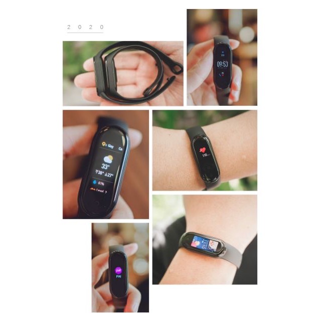 Vòng đeo tay sức khỏe Mi band 4 chính hãng Full tiếng Việt ( miband 4 miband4 ) / Mi band 5 ( Miband5 )