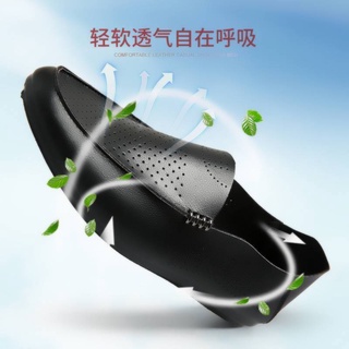 Giày Lười Da Đế Mềm Lịch Lãm Cho Nam