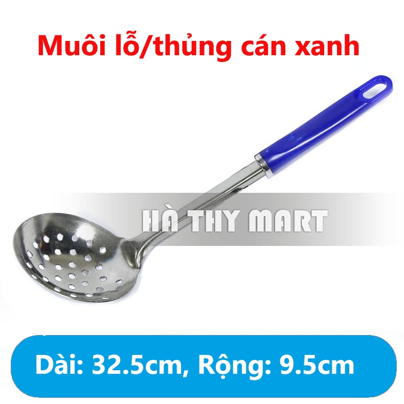 Muôi vá múc canh và muôi thủng inox [Rẻ - Đẹp]