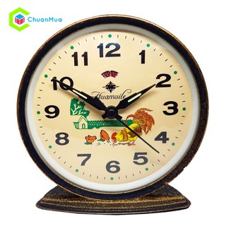 Đồng hồ con gà xưa, Đồng Hồ Con Gà Trống Mổ Thóc Cổ (HÀNG HIẾM, Mặt tròn, Có Chuông, Trang Trí phòng khách, Sưu tầm,...)