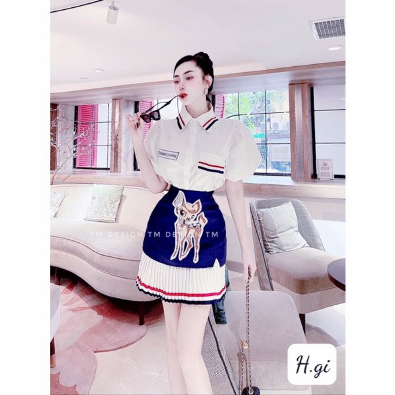 Set áo somi chân váy