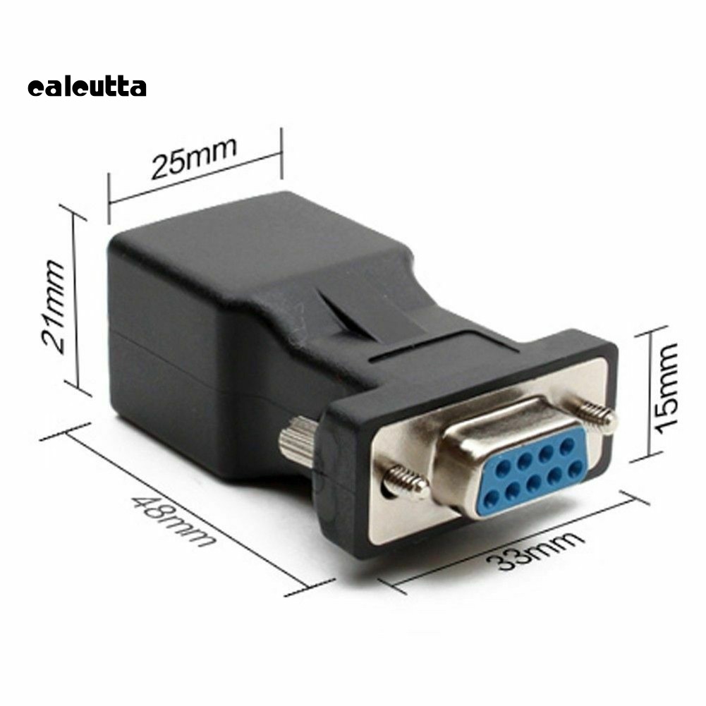 Đầu chuyển đổi RS232 DB9 Female sang RJ45 Male | BigBuy360 - bigbuy360.vn