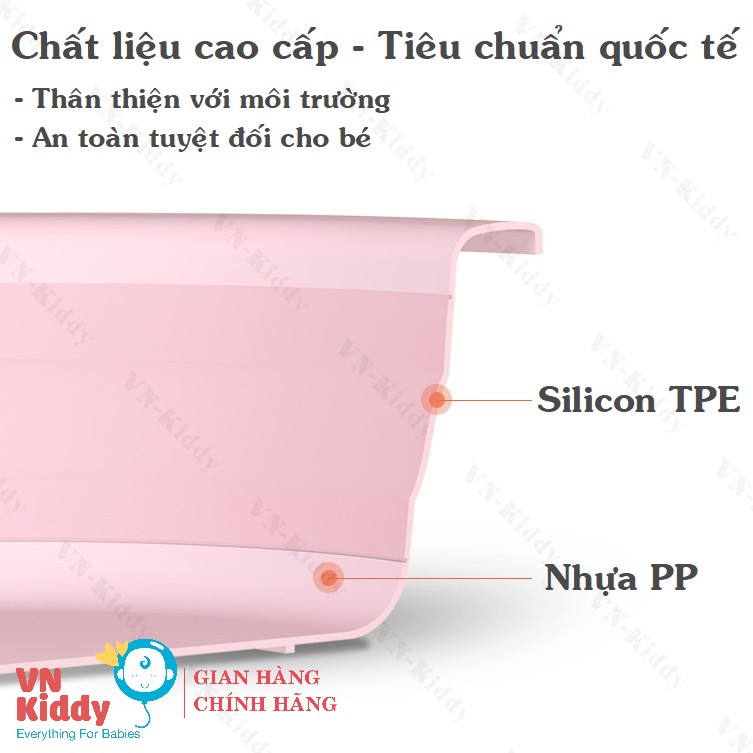 Chậu Rửa Mặt Gấp Gọn Cho Bé - Nhựa PP - Silicon TPE - Bộ Hình Tuần Lộc