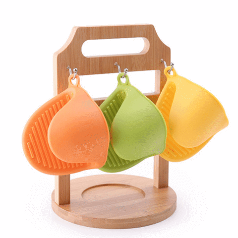 Set 2 găng tay silicon chống bỏng dùng cho nhà bếp