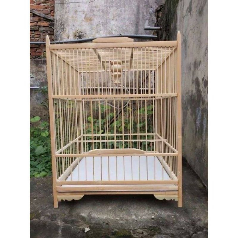 Lồng chim chào mào ép mộc