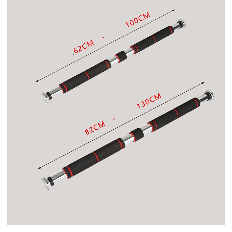 Xà đơn treo tường, gắn cửa không cần bắt vít nhiều kích thước có độ dài tùy chỉnh phù hợp tập gym tại nhà tăng cơ bắp