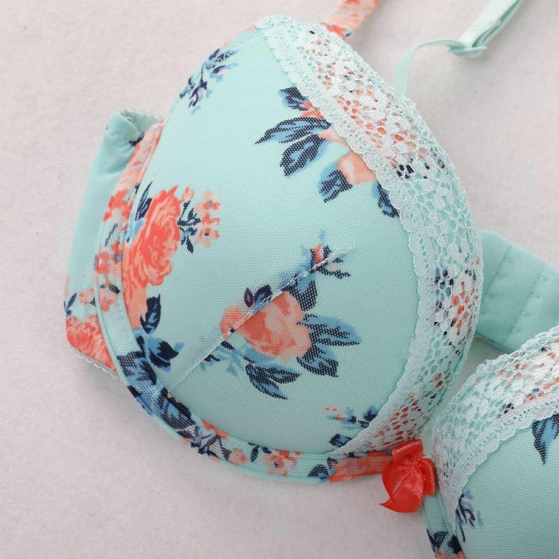 Áo ngực đẹp, freeship, áo ngực xanh bông a25 new