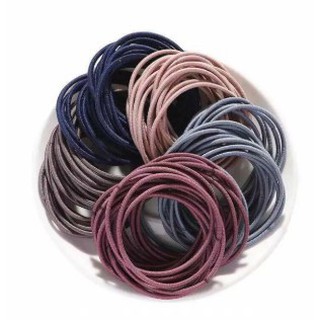 Sét 100 chun buộc tóc các màu
