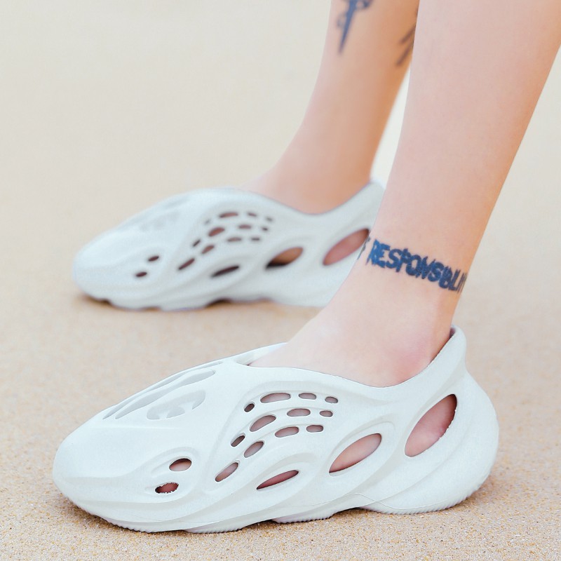Giày Xăng Đan Đi Biển Kiểu Lỗ Thoáng Khí Thời Trang Mùa Hè Cho Nam Size 22-46 Dép trẻ em