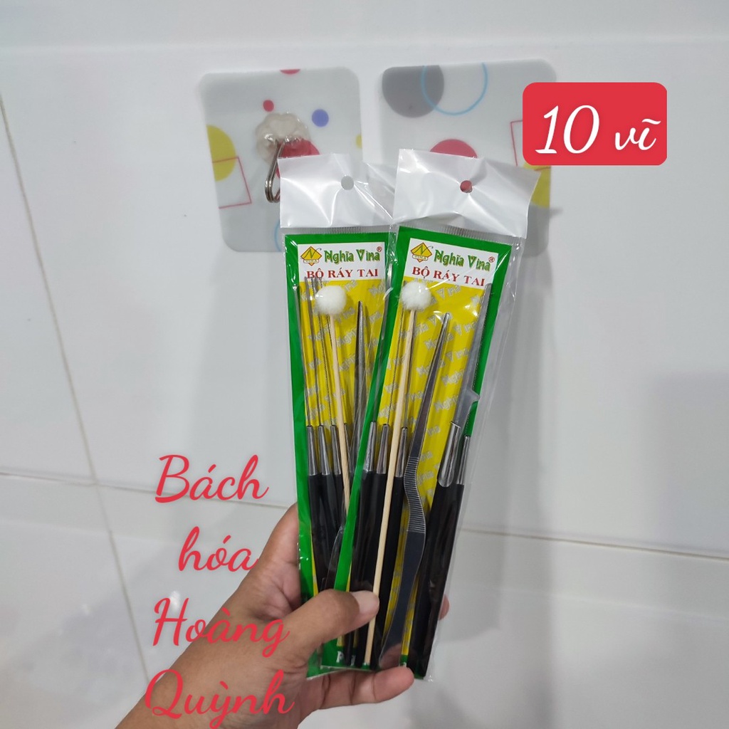 Combo 10 vĩ lấy ráy tai bộ Nghĩa Vina.