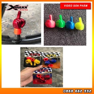 Bộ 2 nắp chụp van xe máy hình ngón tay