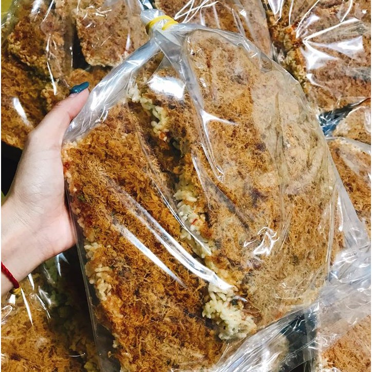 Cơm cháy chà bông thượng hạng siêu ngon bao ăn