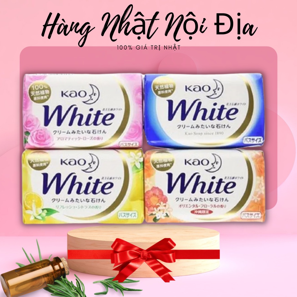 Xà Phòng Tắm Trắng KAO White Nhật Bản | Xà Bông KAO White 130g