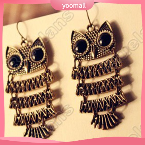 Yomall♡ Bông Tai HợP Kim HìNh Cú MèO Xinh XắN