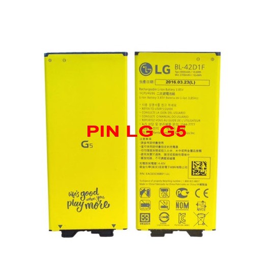 PIN  LG G5
