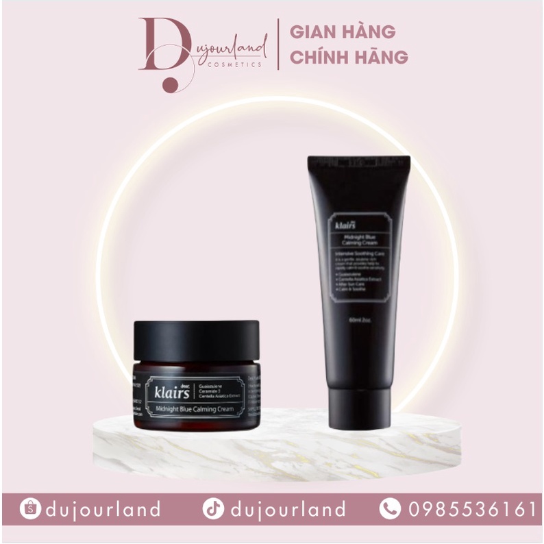 Kem dưỡng phục hồi da Klairs Midnight Blue Calming Cream