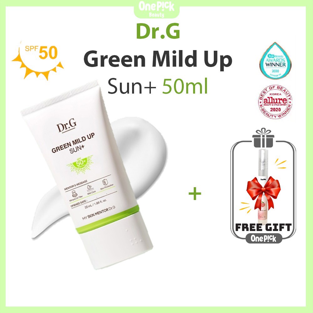 Kem Chống Nắng Dr.G Green Mild Up Sun Spf 50/PA+++ (Xanh: 10ml - 50ml)