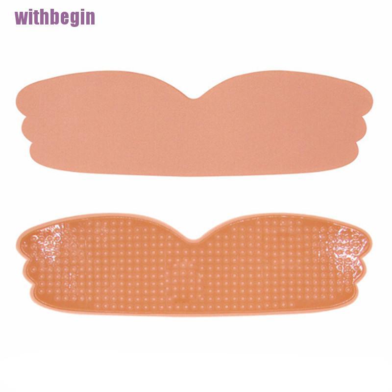 Áo Ngực Silicone Không Dây Tự Dính Màu Trơn Dành Cho Nữ