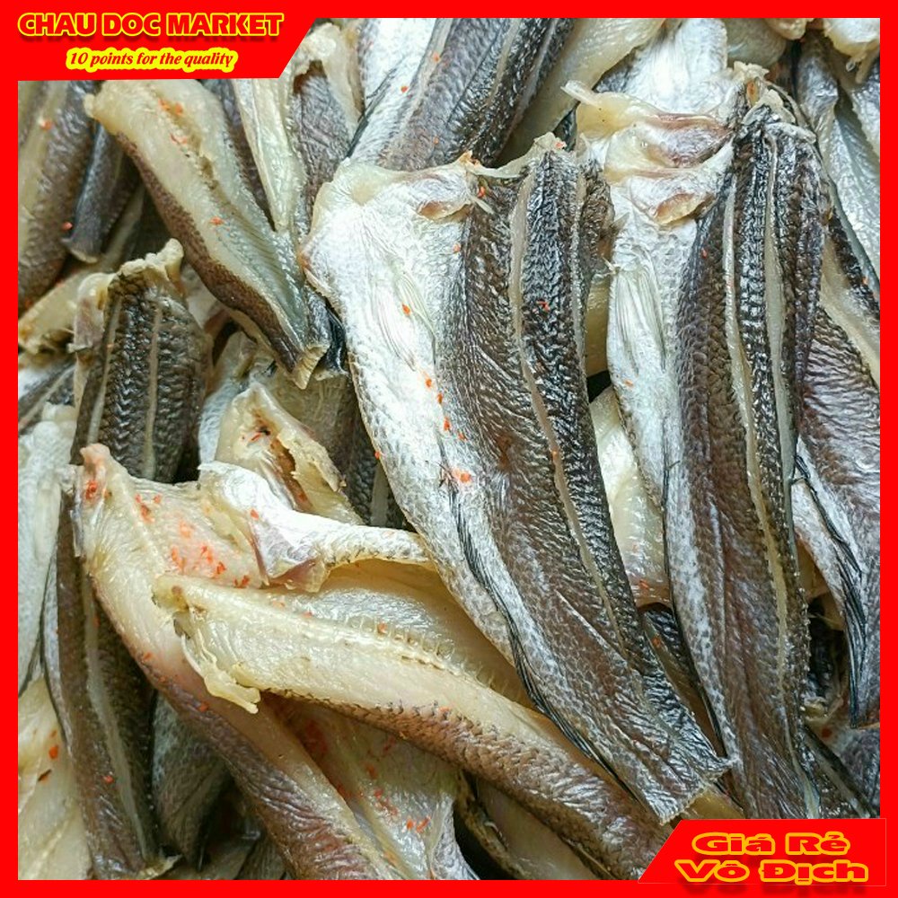 Khô Cá Lóc Đồng Nguyên Con Ướp Gia Vị Vừa Ăn Loại 2 Nắng Gói 500gr.