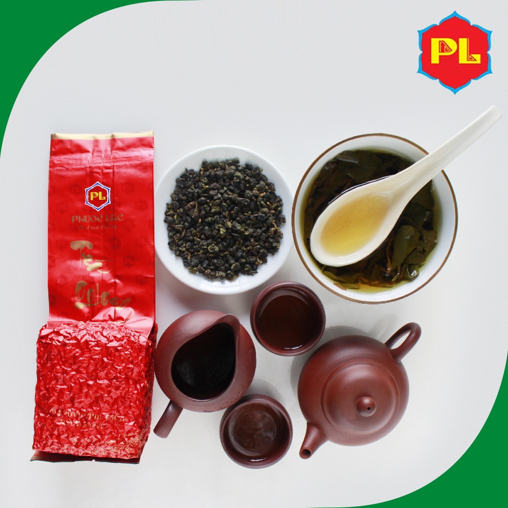 Trà ô long Phước Lạc thượng hạng Kim Tuyên 5 sao - Trà biếu cao cấp