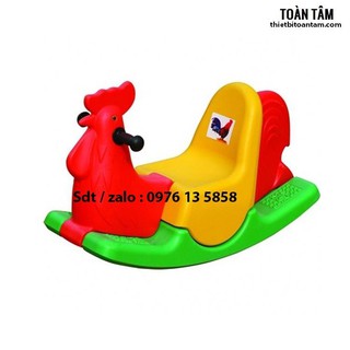 bập bênh con gà mầm non siêu rẻ siêu bền