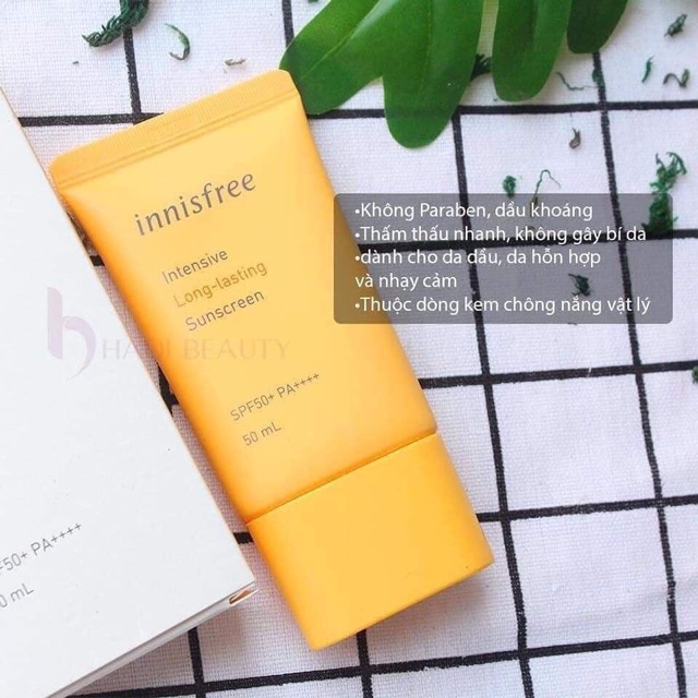 KEM CHỐNG NẮNG INNISFREE LONG -LASTING