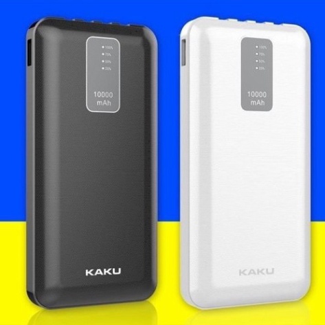 Sạc dự phòng sạc nhanh KAKU 3 dây mã KSC 457 dung lượng 10.000 mAh