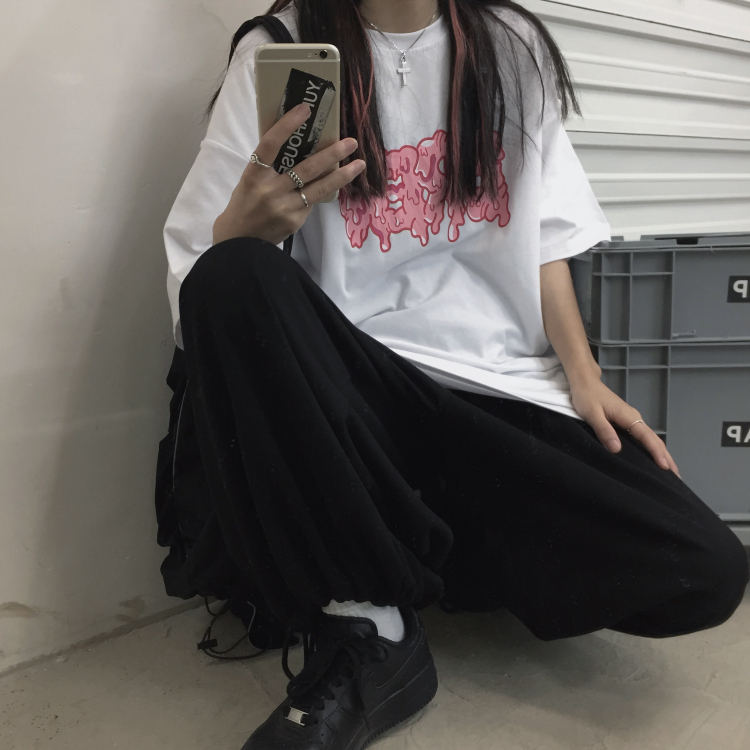 Áo Thun Ngắn Tay In Họa Tiết Retro Cho Nam Nữ