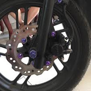 Ốc dĩa TiTanium Gr5 M8